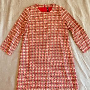 Zara multi color tweed dress size XS